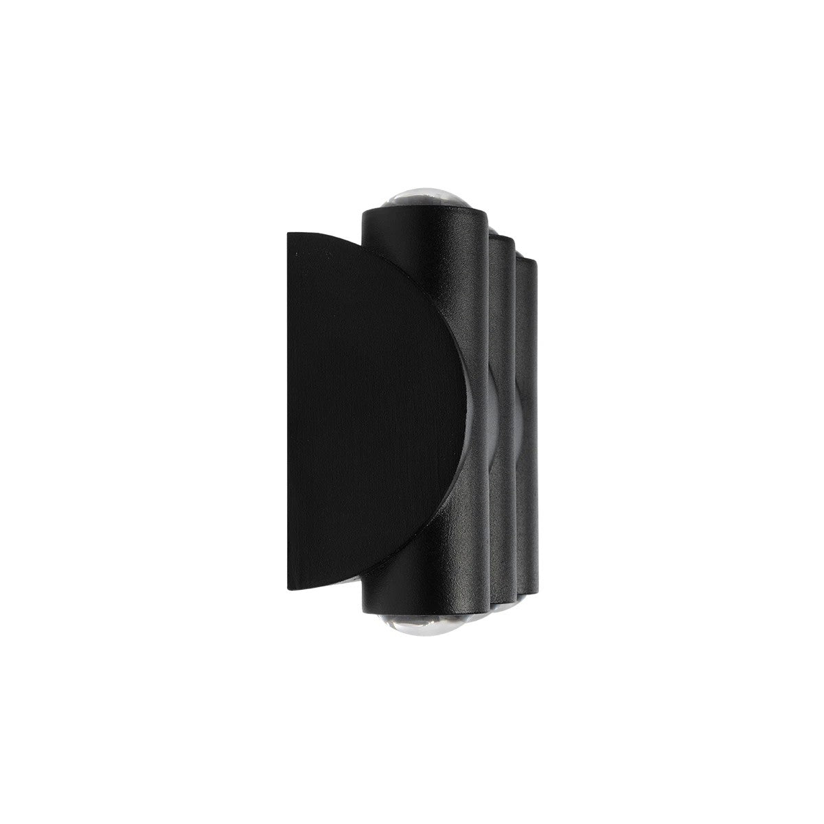 ARC 60680 Μοντέρνο Φωτιστικό Τοίχου - Απλίκα LED 12W 1500lm 30° AC 220-240V Αδιάβροχο IP65 Θερμό Λευκό 2700K - CREE XPE Chip & TÜV SÜD Driver - Μαύρο Ματ - Μ14 x Π4.8 x Υ11.5