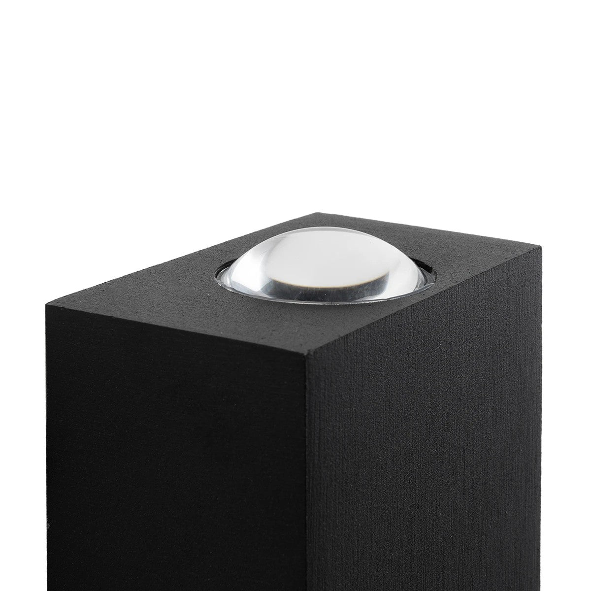 HIKARI 60685 Μοντέρνο Φωτιστικό Τοίχου - Απλίκα LED 4W 500lm 30° AC 220-240V Αδιάβροχο IP65 Θερμό Λευκό 2700K - CREE XPE Chip & TÜV SÜD Driver - Μαύρο Ματ - Μ6 x Π4 x Υ10.5