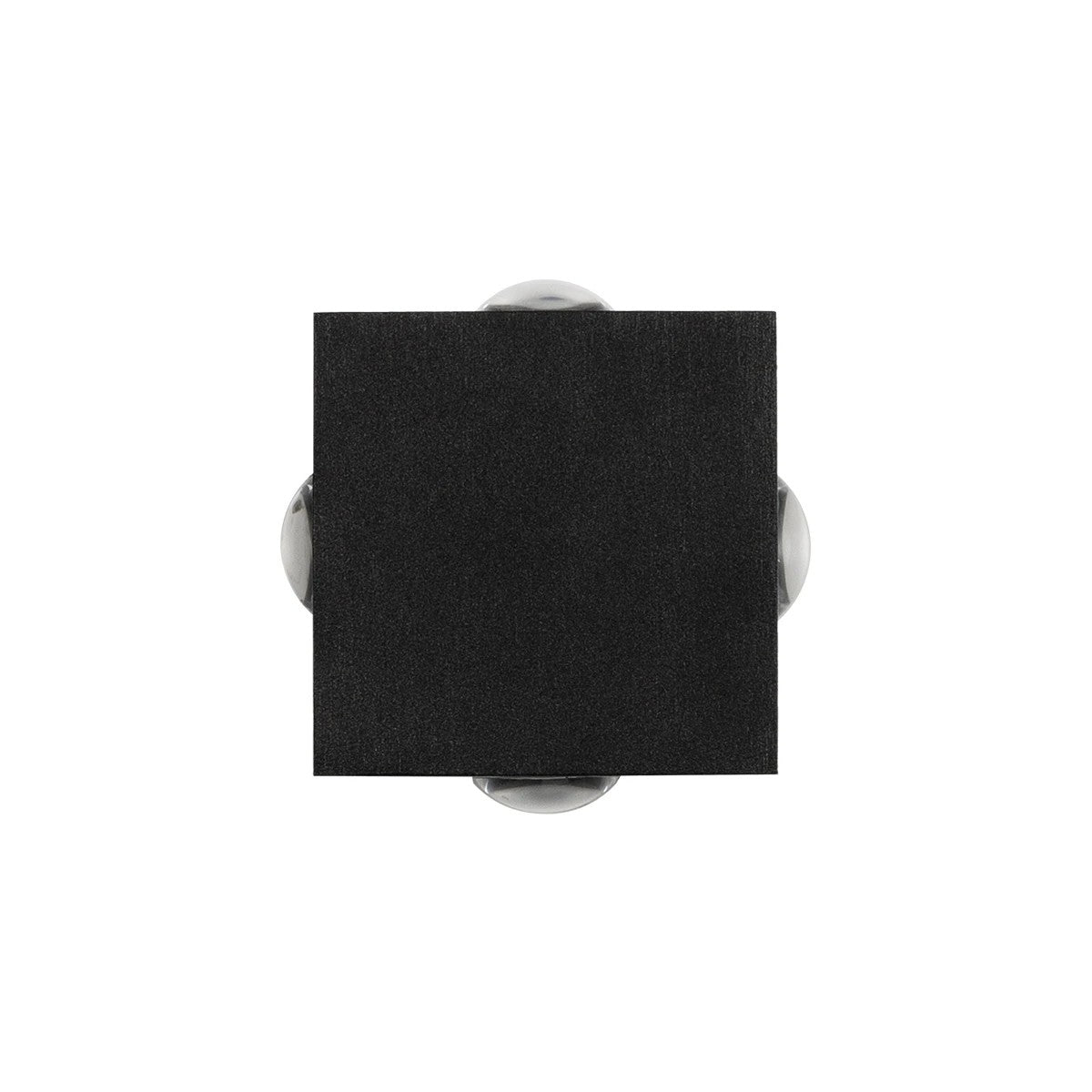 HIKARI 60686 Μοντέρνο Φωτιστικό Τοίχου - Απλίκα LED 8W 1000lm 30° AC 220-240V Αδιάβροχο IP65 Θερμό Λευκό 2700K - CREE XPE Chip & TÜV SÜD Driver - Μαύρο Ματ - Μ9 x Π4 x Υ9