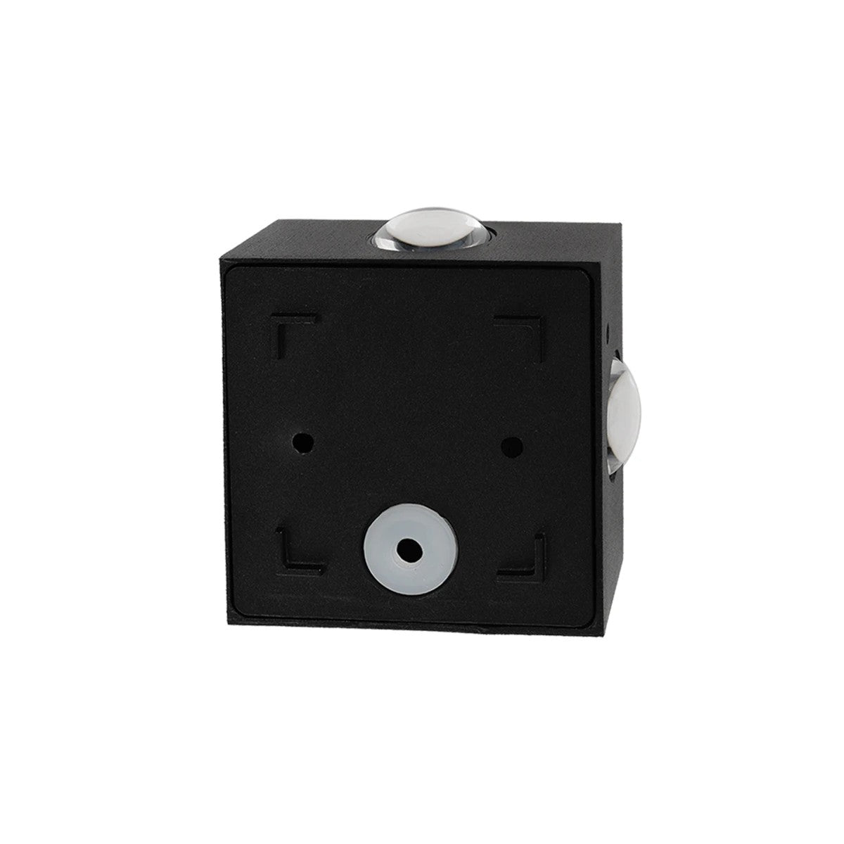 HIKARI 60686 Μοντέρνο Φωτιστικό Τοίχου - Απλίκα LED 8W 1000lm 30° AC 220-240V Αδιάβροχο IP65 Θερμό Λευκό 2700K - CREE XPE Chip & TÜV SÜD Driver - Μαύρο Ματ - Μ9 x Π4 x Υ9