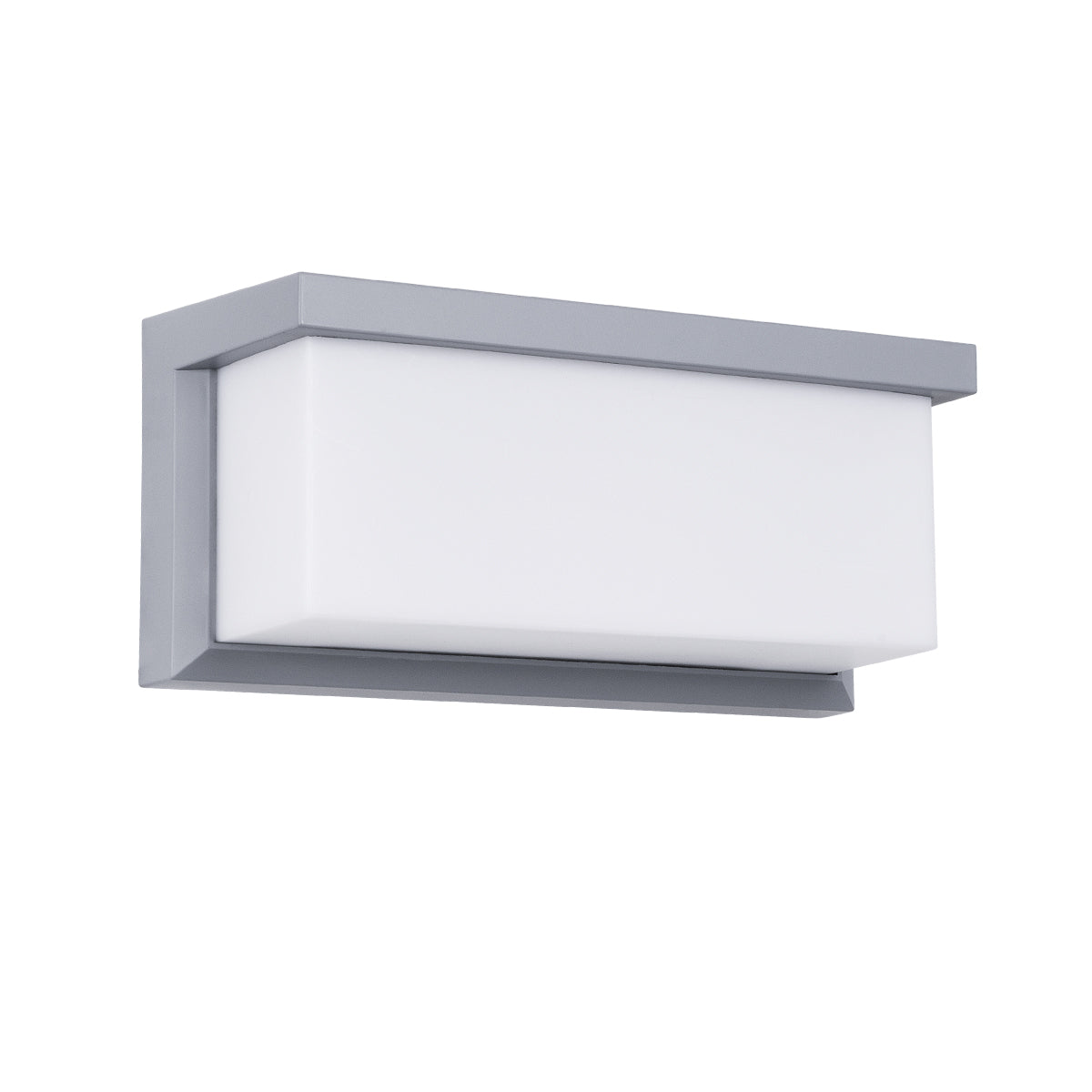 CITYSCAPE 60698 Μοντέρνο Φωτιστικό Τοίχου - Απλίκα LED 18W 1890lm 120° AC 220-240V Αδιάβροχο IP65 Φυσικό Λευκό 4500K - Bridgelux SMD Chip - Γκρι Ματ - Μ23.5 x Π11 x Υ10