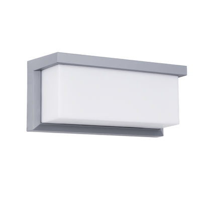 CITYSCAPE 60698 Μοντέρνο Φωτιστικό Τοίχου - Απλίκα LED 18W 1890lm 120° AC 220-240V Αδιάβροχο IP65 Φυσικό Λευκό 4500K - Bridgelux SMD Chip - Γκρι Ματ - Μ23.5 x Π11 x Υ10