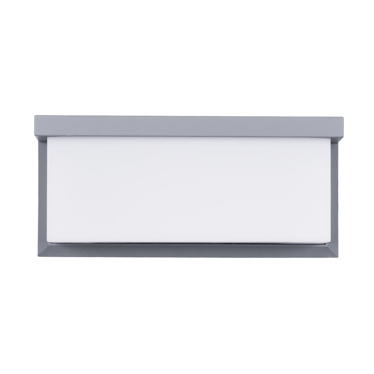CITYSCAPE 60698 Μοντέρνο Φωτιστικό Τοίχου - Απλίκα LED 18W 1890lm 120° AC 220-240V Αδιάβροχο IP65 Φυσικό Λευκό 4500K - Bridgelux SMD Chip - Γκρι Ματ - Μ23.5 x Π11 x Υ10