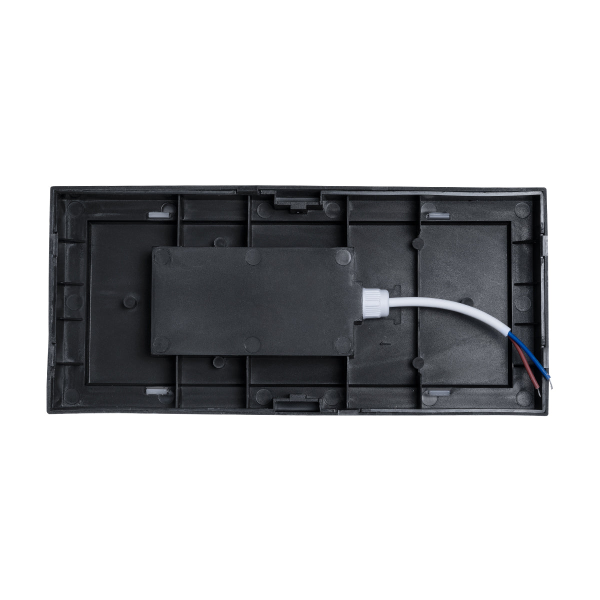 CITYSCAPE 60698 Μοντέρνο Φωτιστικό Τοίχου - Απλίκα LED 18W 1890lm 120° AC 220-240V Αδιάβροχο IP65 Φυσικό Λευκό 4500K - Bridgelux SMD Chip - Γκρι Ματ - Μ23.5 x Π11 x Υ10
