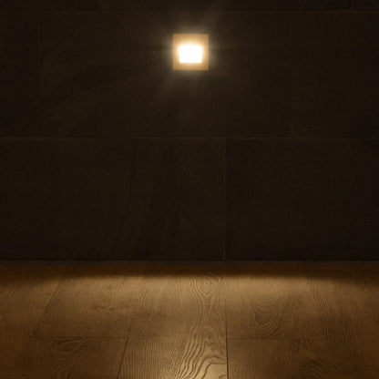 STEPART KLV-101-0079 Χωνευτό Φωτιστικό Σκαλοπατιού / Διαδρόμου LED 3W 375lm 45° AC 220-240V Αδιάβροχο IP65 Θερμό Λευκό 2700K - Lumileds SMD Chip & TÜV SÜD Driver - Λευκό Ματ - Μ8.5 x Π5 x Υ8.5 / Q6.72 x 6.72