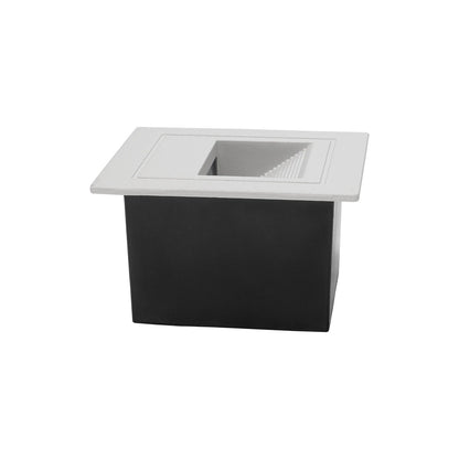 STEPART KLV-101-0079 Χωνευτό Φωτιστικό Σκαλοπατιού / Διαδρόμου LED 3W 375lm 45° AC 220-240V Αδιάβροχο IP65 Θερμό Λευκό 2700K - Lumileds SMD Chip & TÜV SÜD Driver - Λευκό Ματ - Μ8.5 x Π5 x Υ8.5 / Q6.72 x 6.72