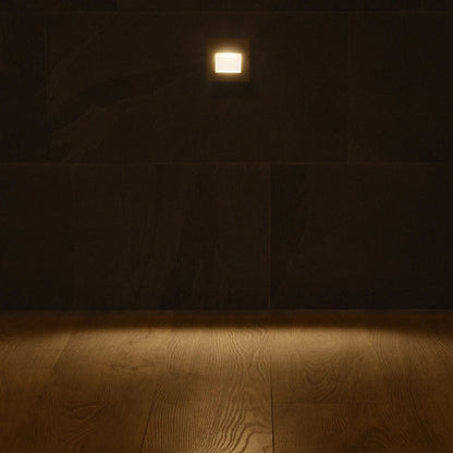 STEPART KLV-101-0078 Χωνευτό Φωτιστικό Σκαλοπατιού / Διαδρόμου LED 3W 375lm 45° AC 220-240V Αδιάβροχο IP65 Θερμό Λευκό 2700K - Lumileds SMD Chip & TÜV SÜD Driver - Γκρι Ανθρακί Ματ - Μ8.5 x Π5 x Υ8.5 / Q6.72 x 6.72