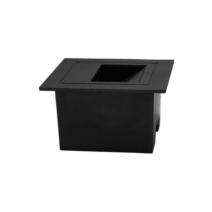 STEPART KLV-101-0077 Χωνευτό Φωτιστικό Σκαλοπατιού / Διαδρόμου LED 3W 375lm 45° AC 220-240V Αδιάβροχο IP65 Θερμό Λευκό 2700K - Lumileds SMD Chip & TÜV SÜD Driver - Μαύρο Ματ - Μ8.5 x Π5 x Υ8.5 / Q6.72 x 6.72