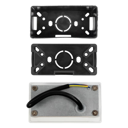 STEPART KLV-101-0082 Χωνευτό Φωτιστικό Σκαλοπατιού / Διαδρόμου LED 3W 375lm 45° AC 220-240V Αδιάβροχο IP65 Θερμό Λευκό 2700K - Lumileds SMD Chip & TÜV SÜD Driver - Λευκό Ματ - Μ10.5 x Π4.5 x Υ6 / Q9.12 x 4.49