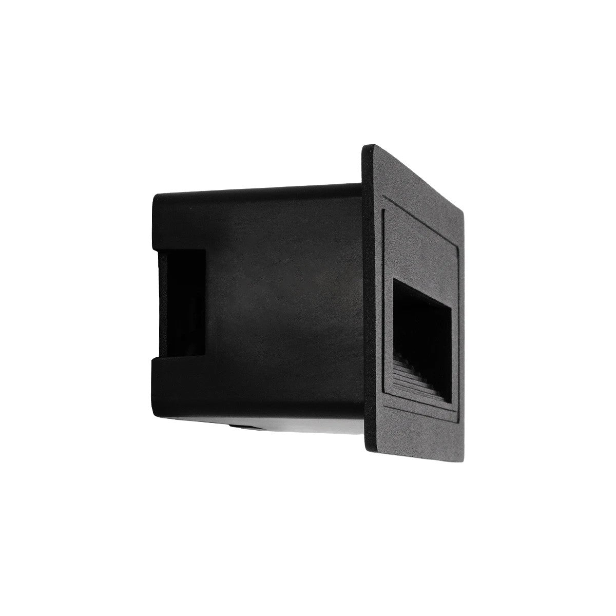 STEPART KLV-101-0080 Χωνευτό Φωτιστικό Σκαλοπατιού / Διαδρόμου LED 3W 375lm 45° AC 220-240V Αδιάβροχο IP65 Θερμό Λευκό 2700K - Lumileds SMD Chip & TÜV SÜD Driver - Μαύρο Ματ - Μ10.5 x Π4.5 x Υ6 / Q9.12 x 4.49