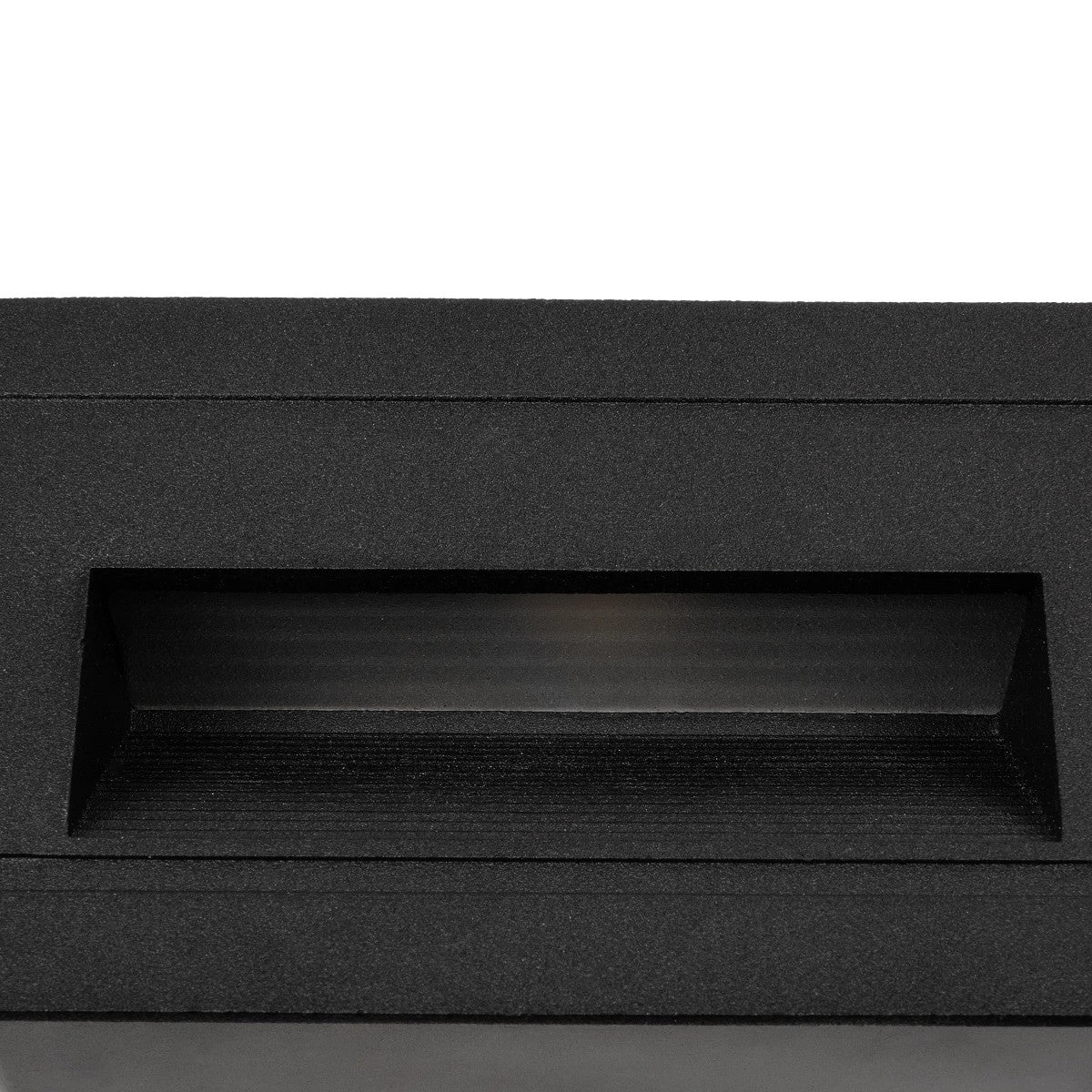 STEPART KLV-101-0080 Χωνευτό Φωτιστικό Σκαλοπατιού / Διαδρόμου LED 3W 375lm 45° AC 220-240V Αδιάβροχο IP65 Θερμό Λευκό 2700K - Lumileds SMD Chip & TÜV SÜD Driver - Μαύρο Ματ - Μ10.5 x Π4.5 x Υ6 / Q9.12 x 4.49