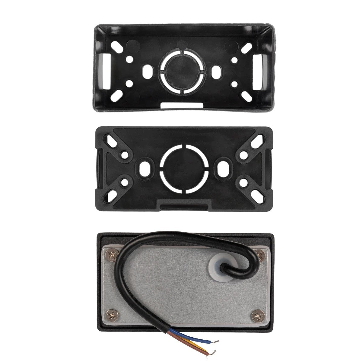 STEPART KLV-101-0080 Χωνευτό Φωτιστικό Σκαλοπατιού / Διαδρόμου LED 3W 375lm 45° AC 220-240V Αδιάβροχο IP65 Θερμό Λευκό 2700K - Lumileds SMD Chip & TÜV SÜD Driver - Μαύρο Ματ - Μ10.5 x Π4.5 x Υ6 / Q9.12 x 4.49