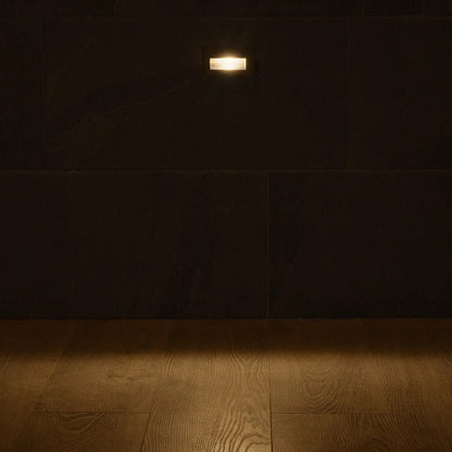 STEPART KLV-101-0080 Χωνευτό Φωτιστικό Σκαλοπατιού / Διαδρόμου LED 3W 375lm 45° AC 220-240V Αδιάβροχο IP65 Θερμό Λευκό 2700K - Lumileds SMD Chip & TÜV SÜD Driver - Μαύρο Ματ - Μ10.5 x Π4.5 x Υ6 / Q9.12 x 4.49