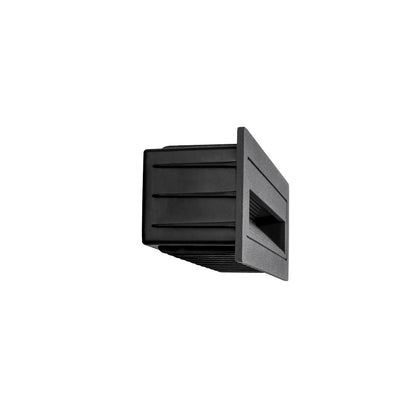 STEPART KLV-101-0087 Χωνευτό Φωτιστικό Σκαλοπατιού / Διαδρόμου LED 6W 750lm 45° AC 220-240V Αδιάβροχο IP65 Θερμό Λευκό 2700K - Lumileds SMD Chip & TÜV SÜD Driver - Γκρι Ανθρακί Ματ - Μ21 x Π5.5 x Υ6.5 / Q20.3 x 5.6