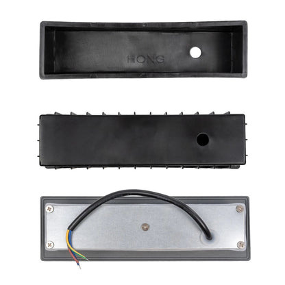 STEPART KLV-101-0087 Χωνευτό Φωτιστικό Σκαλοπατιού / Διαδρόμου LED 6W 750lm 45° AC 220-240V Αδιάβροχο IP65 Θερμό Λευκό 2700K - Lumileds SMD Chip & TÜV SÜD Driver - Γκρι Ανθρακί Ματ - Μ21 x Π5.5 x Υ6.5 / Q20.3 x 5.6