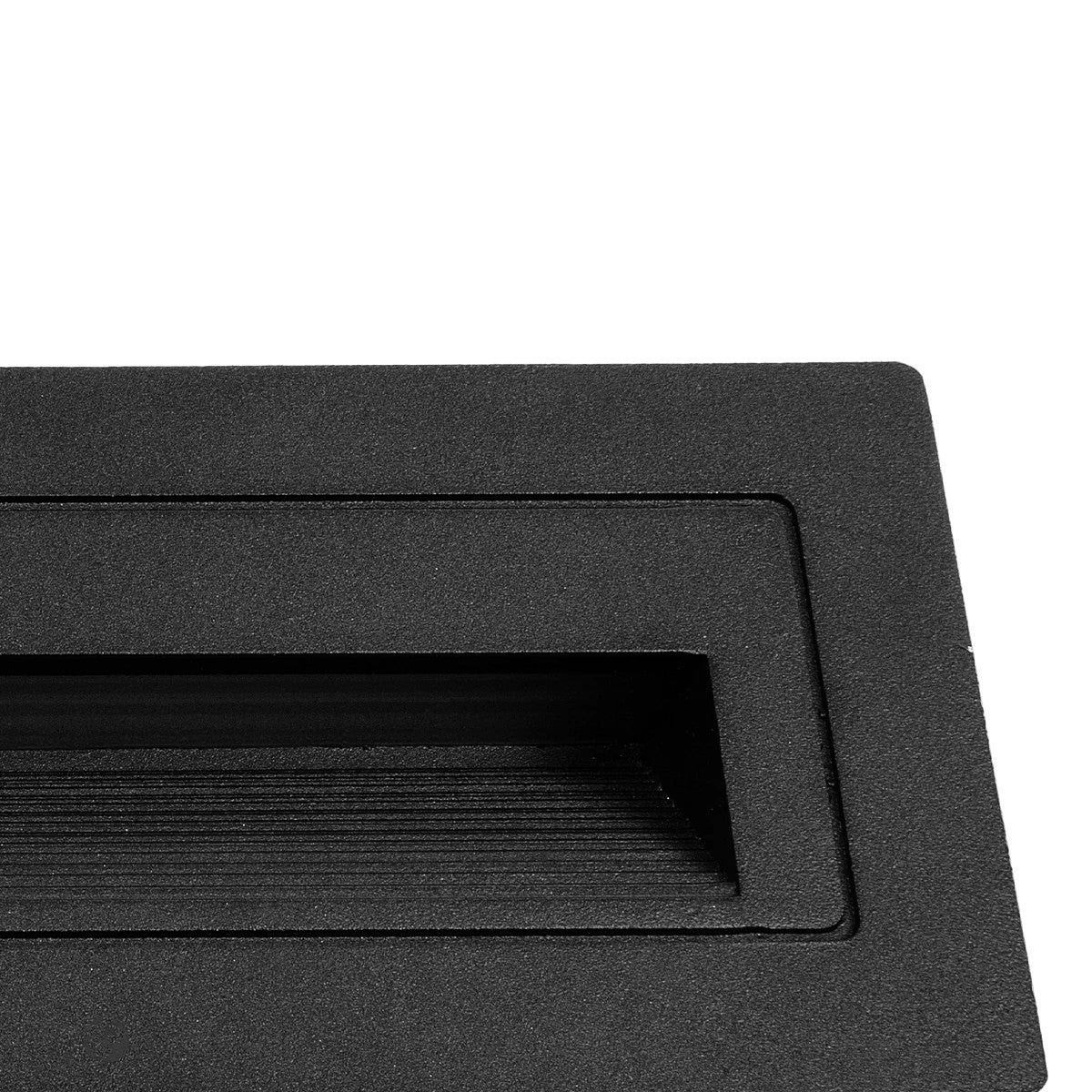 STEPART KLV-101-0086 Χωνευτό Φωτιστικό Σκαλοπατιού / Διαδρόμου LED 6W 750lm 45° AC 220-240V Αδιάβροχο IP65 Θερμό Λευκό 2700K - Lumileds SMD Chip & TÜV SÜD Driver - Μαύρο Ματ - Μ21 x Π5.5 x Υ6.5 / Q20.3 x 5.6