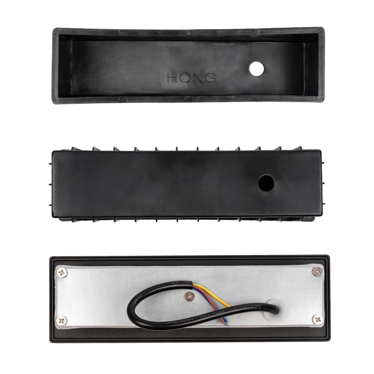 STEPART KLV-101-0086 Χωνευτό Φωτιστικό Σκαλοπατιού / Διαδρόμου LED 6W 750lm 45° AC 220-240V Αδιάβροχο IP65 Θερμό Λευκό 2700K - Lumileds SMD Chip & TÜV SÜD Driver - Μαύρο Ματ - Μ21 x Π5.5 x Υ6.5 / Q20.3 x 5.6