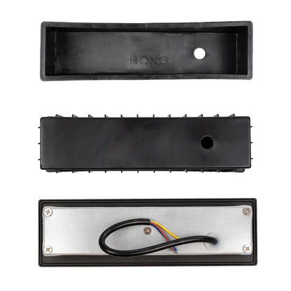 STEPART KLV-101-0086 Χωνευτό Φωτιστικό Σκαλοπατιού / Διαδρόμου LED 6W 750lm 45° AC 220-240V Αδιάβροχο IP65 Θερμό Λευκό 2700K - Lumileds SMD Chip & TÜV SÜD Driver - Μαύρο Ματ - Μ21 x Π5.5 x Υ6.5 / Q20.3 x 5.6