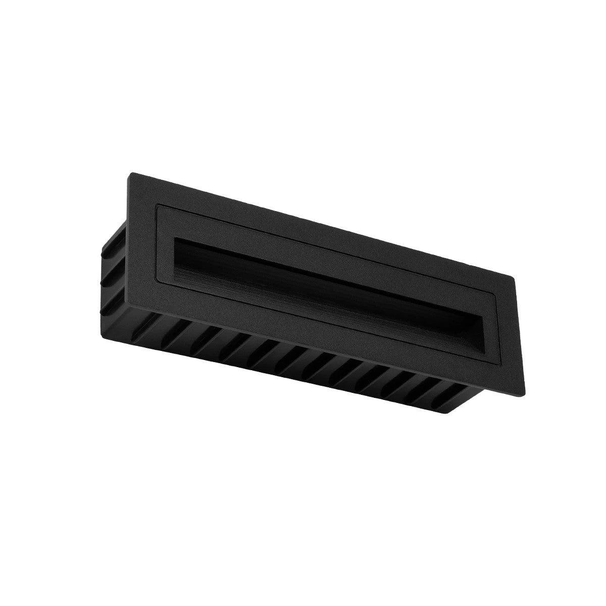 STEPART KLV-101-0086 Χωνευτό Φωτιστικό Σκαλοπατιού / Διαδρόμου LED 6W 750lm 45° AC 220-240V Αδιάβροχο IP65 Θερμό Λευκό 2700K - Lumileds SMD Chip & TÜV SÜD Driver - Μαύρο Ματ - Μ21 x Π5.5 x Υ6.5 / Q20.3 x 5.6