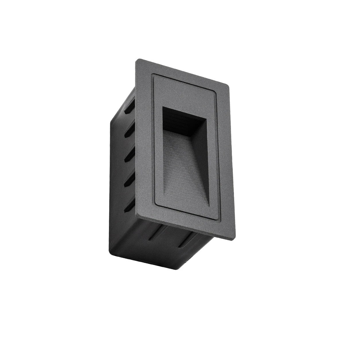 STEPART KLV-101-0090 Χωνευτό Φωτιστικό Σκαλοπατιού / Διαδρόμου LED 3W 375lm 45° AC 220-240V Αδιάβροχο IP65 Θερμό Λευκό 2700K - Lumileds SMD Chip & TÜV SÜD Driver - Γκρι Ανθρακί Ματ - Μ6 x Π5.5 x Υ10 / Q5 x 9.61