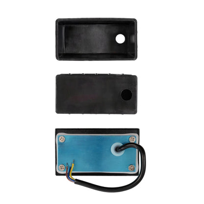 STEPART KLV-101-0089 Χωνευτό Φωτιστικό Σκαλοπατιού / Διαδρόμου LED 3W 375lm 45° AC 220-240V Αδιάβροχο IP65 Θερμό Λευκό 2700K - Lumileds SMD Chip & TÜV SÜD Driver - Μαύρο Ματ - Μ5.5 x Π6 x Υ10 / Q5 x 9.61