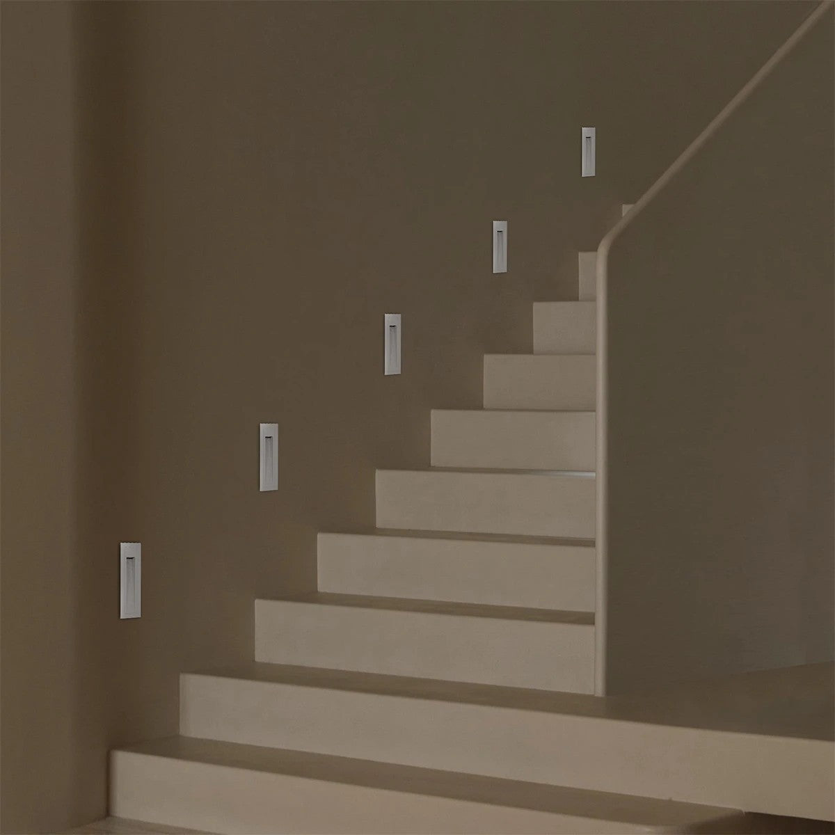 STEPART KLV-101-0094 Χωνευτό Φωτιστικό Σκαλοπατιού / Διαδρόμου LED 7W 735lm 45° AC 220-240V Αδιάβροχο IP65 Θερμό Λευκό 2700K - Lumileds SMD Chip & TÜV SÜD Driver - Λευκό Ματ - Μ6.5 x Π6.5 x Υ21 / Q5.41 x 18.9