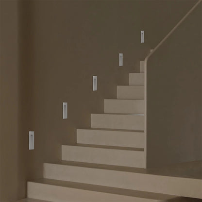 STEPART KLV-101-0094 Χωνευτό Φωτιστικό Σκαλοπατιού / Διαδρόμου LED 7W 735lm 45° AC 220-240V Αδιάβροχο IP65 Θερμό Λευκό 2700K - Lumileds SMD Chip & TÜV SÜD Driver - Λευκό Ματ - Μ6.5 x Π6.5 x Υ21 / Q5.41 x 18.9