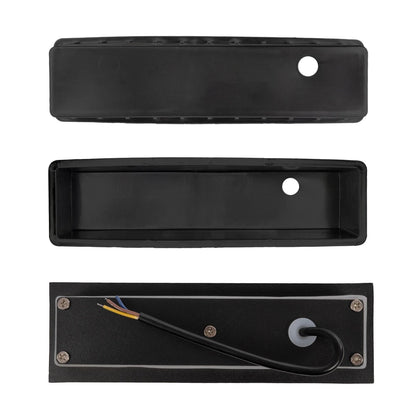 STEPART KLV-101-0092 Χωνευτό Φωτιστικό Σκαλοπατιού / Διαδρόμου LED 7W 735lm 45° AC 220-240V Αδιάβροχο IP65 Θερμό Λευκό 2700K - Lumileds SMD Chip & TÜV SÜD Driver - Μαύρο Ματ - Μ6.5 x Π6.5 x Υ21 / Q5.41 x 18.9