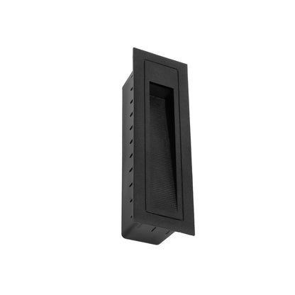 STEPART KLV-101-0092 Χωνευτό Φωτιστικό Σκαλοπατιού / Διαδρόμου LED 7W 735lm 45° AC 220-240V Αδιάβροχο IP65 Θερμό Λευκό 2700K - Lumileds SMD Chip & TÜV SÜD Driver - Μαύρο Ματ - Μ6.5 x Π6.5 x Υ21 / Q5.41 x 18.9