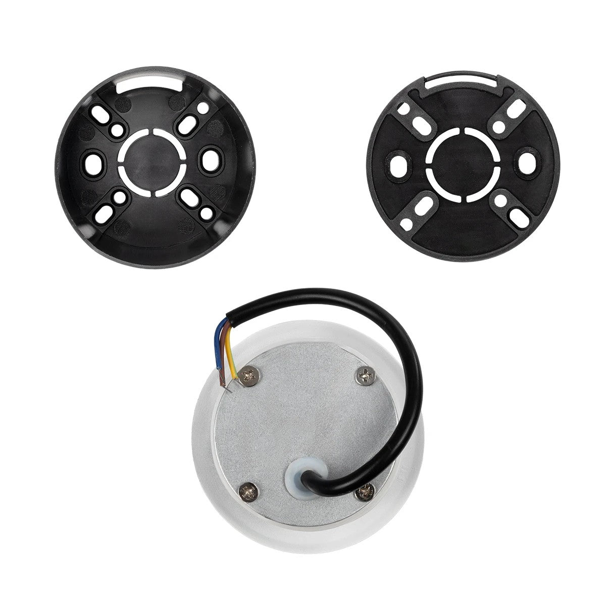 STEPART KLV-101-0076 Χωνευτό Φωτιστικό Σκαλοπατιού / Διαδρόμου LED 3W 375lm 45° AC 220-240V Αδιάβροχο IP65 Θερμό Λευκό 2700K - Lumileds SMD Chip & TÜV SÜD Driver - Λευκό Ματ - Μ8.3 x Π4.5 x Υ8.3 / Q6.55 x 6.55