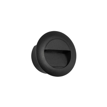 STEPART KLV-101-0074 Χωνευτό Φωτιστικό Σκαλοπατιού / Διαδρόμου LED 3W 375lm 45° AC 220-240V Αδιάβροχο IP65 Θερμό Λευκό 2700K - Lumileds SMD Chip & TÜV SÜD Driver - Μαύρο Ματ - Μ8.3 x Π4.5 x Υ8.3 / Q6.55 x 6.55