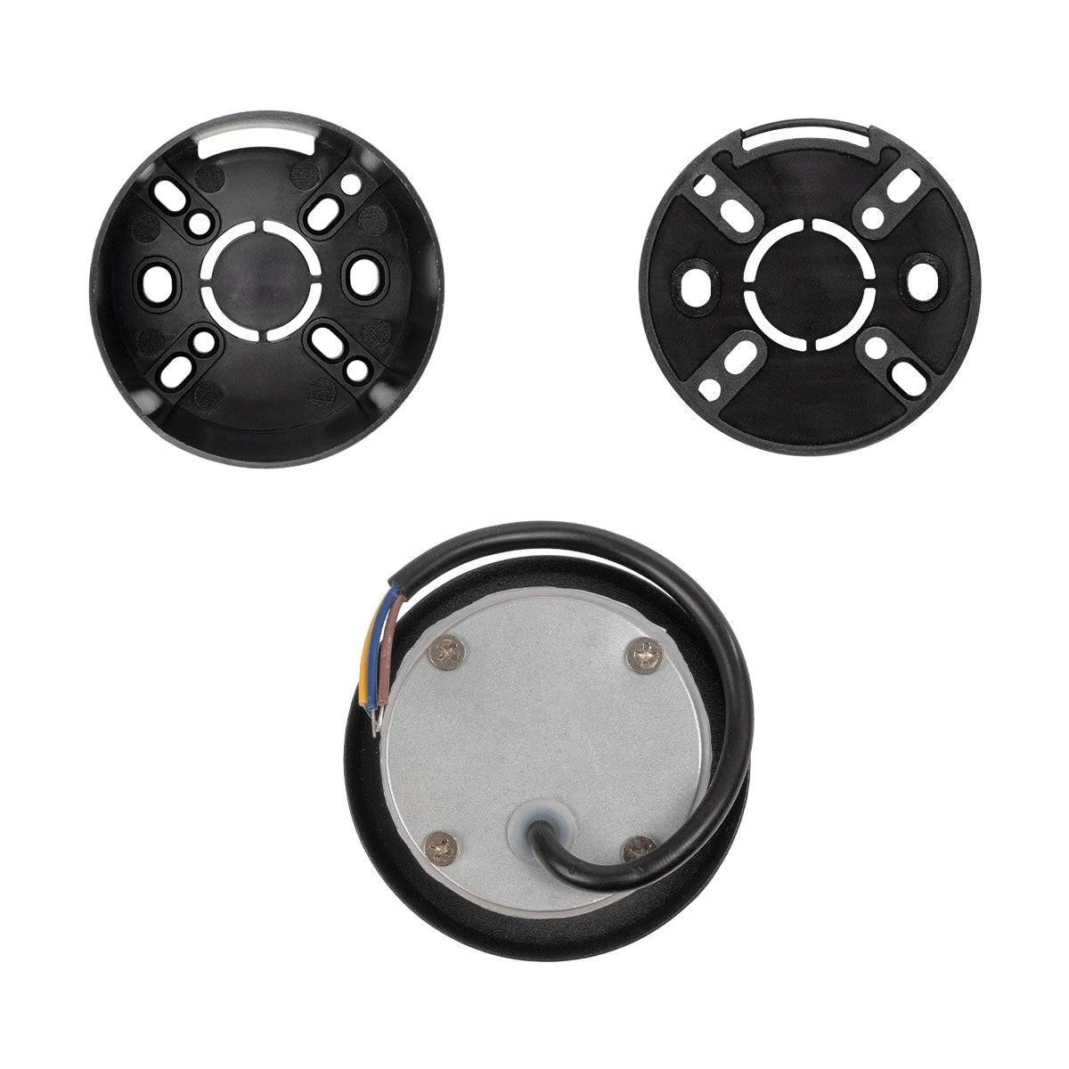 STEPART KLV-101-0074 Χωνευτό Φωτιστικό Σκαλοπατιού / Διαδρόμου LED 3W 375lm 45° AC 220-240V Αδιάβροχο IP65 Θερμό Λευκό 2700K - Lumileds SMD Chip & TÜV SÜD Driver - Μαύρο Ματ - Μ8.3 x Π4.5 x Υ8.3 / Q6.55 x 6.55