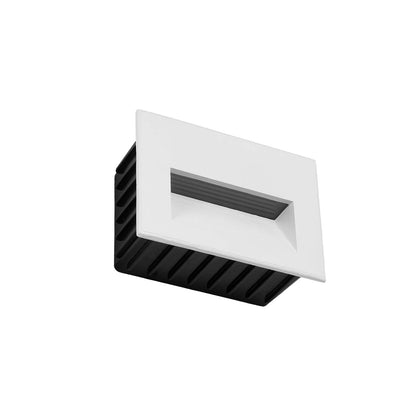 STEPART KLV-101-0085 Χωνευτό Φωτιστικό Σκαλοπατιού / Διαδρόμου LED 6W 750lm 45° AC 220-240V Αδιάβροχο IP65 Θερμό Λευκό 2700K - Lumileds SMD Chip & TÜV SÜD Driver - Λευκό Ματ - Μ11.5 x Π5.3 x Υ8.3 / Q10.63 x 7.61