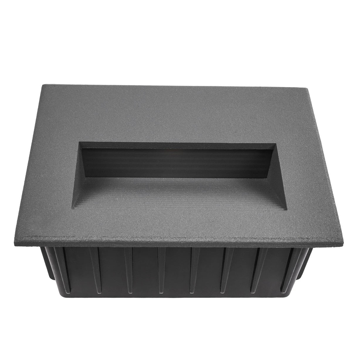 STEPART KLV-101-0084 Χωνευτό Φωτιστικό Σκαλοπατιού / Διαδρόμου LED 6W 750lm 45° AC 220-240V Αδιάβροχο IP65 Θερμό Λευκό 2700K - Lumileds SMD Chip & TÜV SÜD Driver - Γκρι Ανθρακί Ματ - Μ11.5 x Π5.3 x Υ8.3 / Q10.63 x 7.61