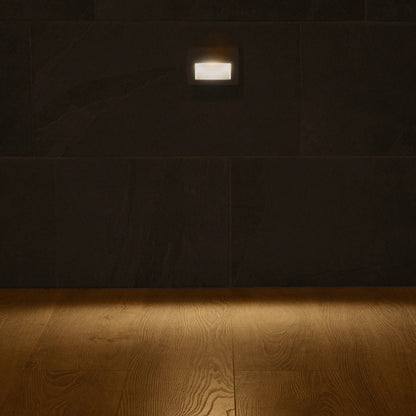 STEPART KLV-101-0084 Χωνευτό Φωτιστικό Σκαλοπατιού / Διαδρόμου LED 6W 750lm 45° AC 220-240V Αδιάβροχο IP65 Θερμό Λευκό 2700K - Lumileds SMD Chip & TÜV SÜD Driver - Γκρι Ανθρακί Ματ - Μ11.5 x Π5.3 x Υ8.3 / Q10.63 x 7.61