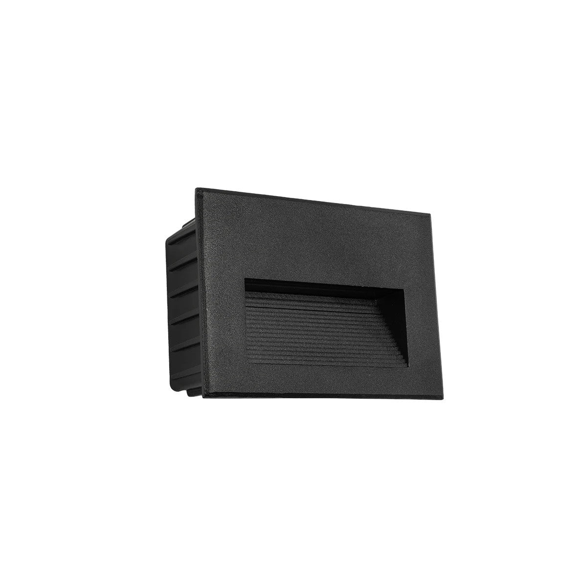 STEPART KLV-101-0083 Χωνευτό Φωτιστικό Σκαλοπατιού / Διαδρόμου LED 6W 750lm 45° AC 220-240V Αδιάβροχο IP65 Θερμό Λευκό 2700K - Lumileds SMD Chip & TÜV SÜD Driver - Μαύρο Ματ - Μ11.5 x Π5.3 x Υ8.3 / Q10.63 x 7.61