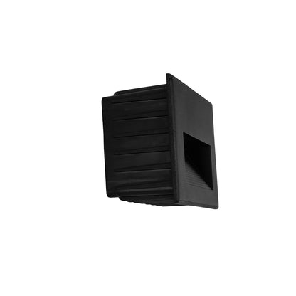 STEPART KLV-101-0083 Χωνευτό Φωτιστικό Σκαλοπατιού / Διαδρόμου LED 6W 750lm 45° AC 220-240V Αδιάβροχο IP65 Θερμό Λευκό 2700K - Lumileds SMD Chip & TÜV SÜD Driver - Μαύρο Ματ - Μ11.5 x Π5.3 x Υ8.3 / Q10.63 x 7.61