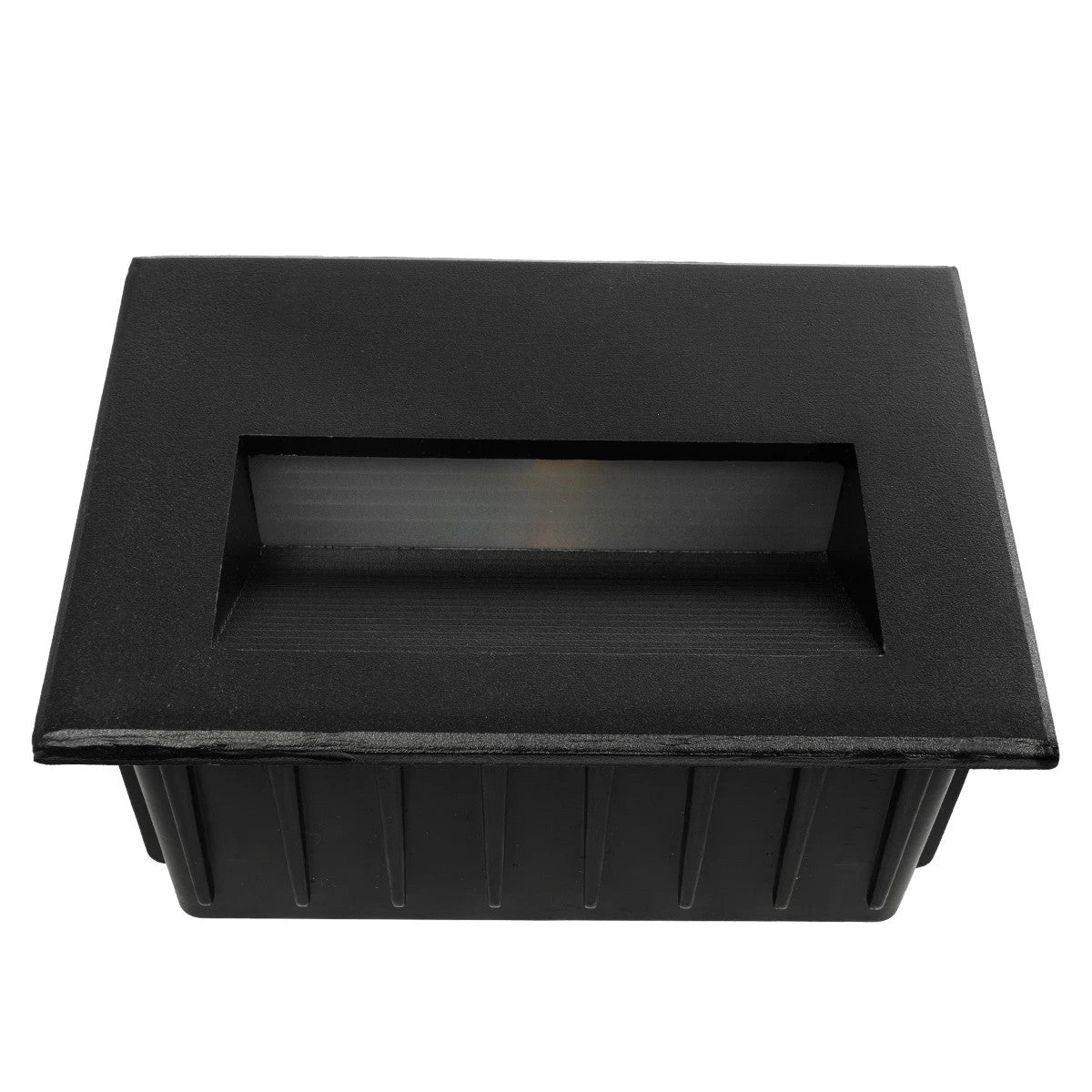 STEPART KLV-101-0083 Χωνευτό Φωτιστικό Σκαλοπατιού / Διαδρόμου LED 6W 750lm 45° AC 220-240V Αδιάβροχο IP65 Θερμό Λευκό 2700K - Lumileds SMD Chip & TÜV SÜD Driver - Μαύρο Ματ - Μ11.5 x Π5.3 x Υ8.3 / Q10.63 x 7.61