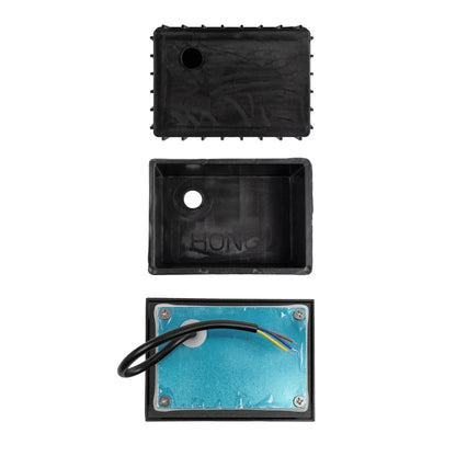 STEPART KLV-101-0083 Χωνευτό Φωτιστικό Σκαλοπατιού / Διαδρόμου LED 6W 750lm 45° AC 220-240V Αδιάβροχο IP65 Θερμό Λευκό 2700K - Lumileds SMD Chip & TÜV SÜD Driver - Μαύρο Ματ - Μ11.5 x Π5.3 x Υ8.3 / Q10.63 x 7.61