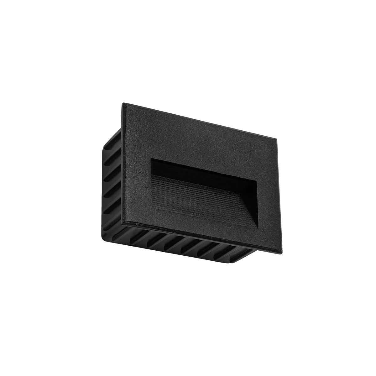 STEPART KLV-101-0083 Χωνευτό Φωτιστικό Σκαλοπατιού / Διαδρόμου LED 6W 750lm 45° AC 220-240V Αδιάβροχο IP65 Θερμό Λευκό 2700K - Lumileds SMD Chip & TÜV SÜD Driver - Μαύρο Ματ - Μ11.5 x Π5.3 x Υ8.3 / Q10.63 x 7.61