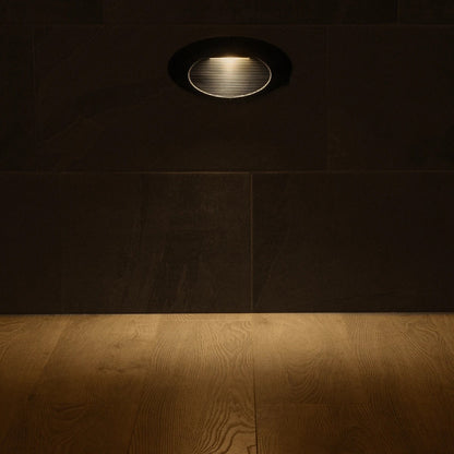 STEPART KLV-101-0098 Φωτιστικό Σκαλοπατιού / Διαδρόμου LED 3W 375lm 45° AC 220-240V Αδιάβροχο IP65 Θερμό Λευκό 2700K - Lumileds SMD Chip & TÜV SÜD Driver - Μαύρο Ματ - Μ26 x Π5.5 x Υ13