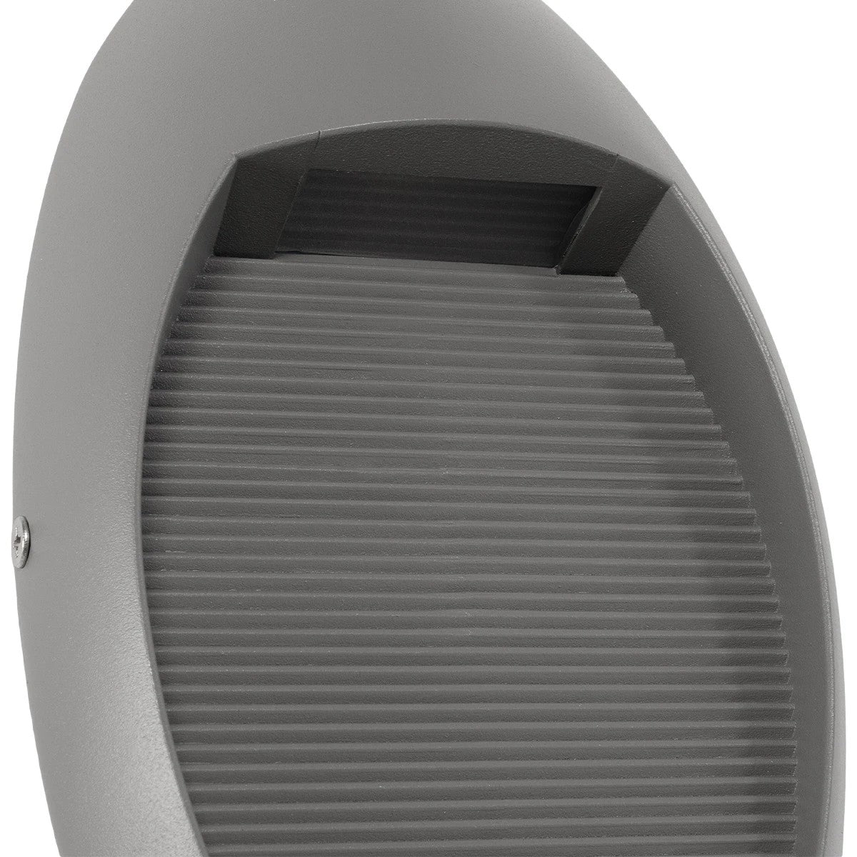 STEPART KLV-101-0102 Φωτιστικό Σκαλοπατιού / Διαδρόμου LED 3W 375lm 45° AC 220-240V Αδιάβροχο IP65 Θερμό Λευκό 2700K - Lumileds SMD Chip & TÜV SÜD Driver - Γκρι Ανθρακί Ματ - Μ13 x Π5.5 x Υ26