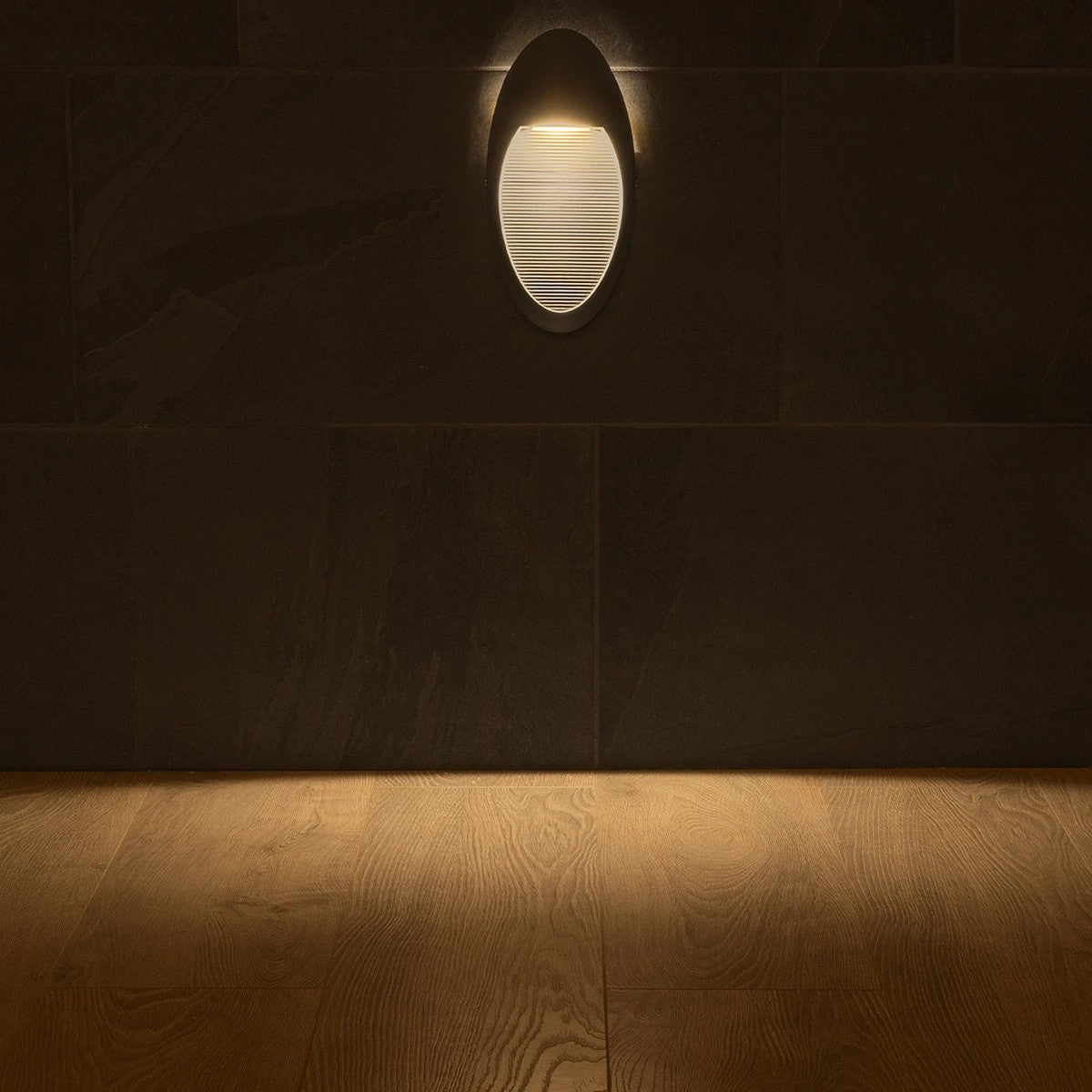 STEPART KLV-101-0102 Φωτιστικό Σκαλοπατιού / Διαδρόμου LED 3W 375lm 45° AC 220-240V Αδιάβροχο IP65 Θερμό Λευκό 2700K - Lumileds SMD Chip & TÜV SÜD Driver - Γκρι Ανθρακί Ματ - Μ13 x Π5.5 x Υ26