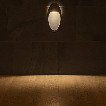 STEPART KLV-101-0102 Φωτιστικό Σκαλοπατιού / Διαδρόμου LED 3W 375lm 45° AC 220-240V Αδιάβροχο IP65 Θερμό Λευκό 2700K - Lumileds SMD Chip & TÜV SÜD Driver - Γκρι Ανθρακί Ματ - Μ13 x Π5.5 x Υ26