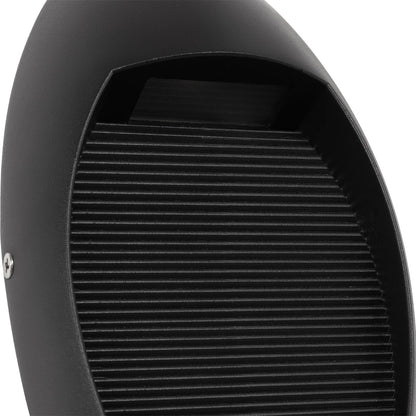 STEPART KLV-101-0101 Φωτιστικό Σκαλοπατιού / Διαδρόμου LED 3W 375lm 45° AC 220-240V Αδιάβροχο IP65 Θερμό Λευκό 2700K - Lumileds SMD Chip & TÜV SÜD Driver - Μαύρο Ματ - Μ13 x Π5.5 x Υ26