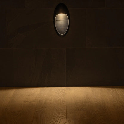 STEPART KLV-101-0101 Φωτιστικό Σκαλοπατιού / Διαδρόμου LED 3W 375lm 45° AC 220-240V Αδιάβροχο IP65 Θερμό Λευκό 2700K - Lumileds SMD Chip & TÜV SÜD Driver - Μαύρο Ματ - Μ13 x Π5.5 x Υ26