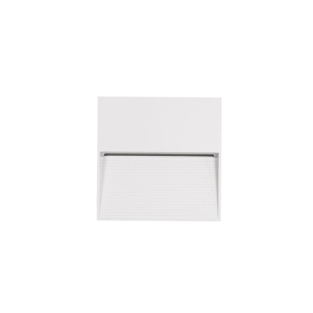 STEPART KLV-101-0106 Φωτιστικό Σκαλοπατιού / Διαδρόμου LED 4W 500lm 45° AC 220-240V Αδιάβροχο IP65 Θερμό Λευκό 2700K - Lumileds SMD Chip & TÜV SÜD Driver - Λευκό Ματ - Μ15 x Π3.5 x Υ15