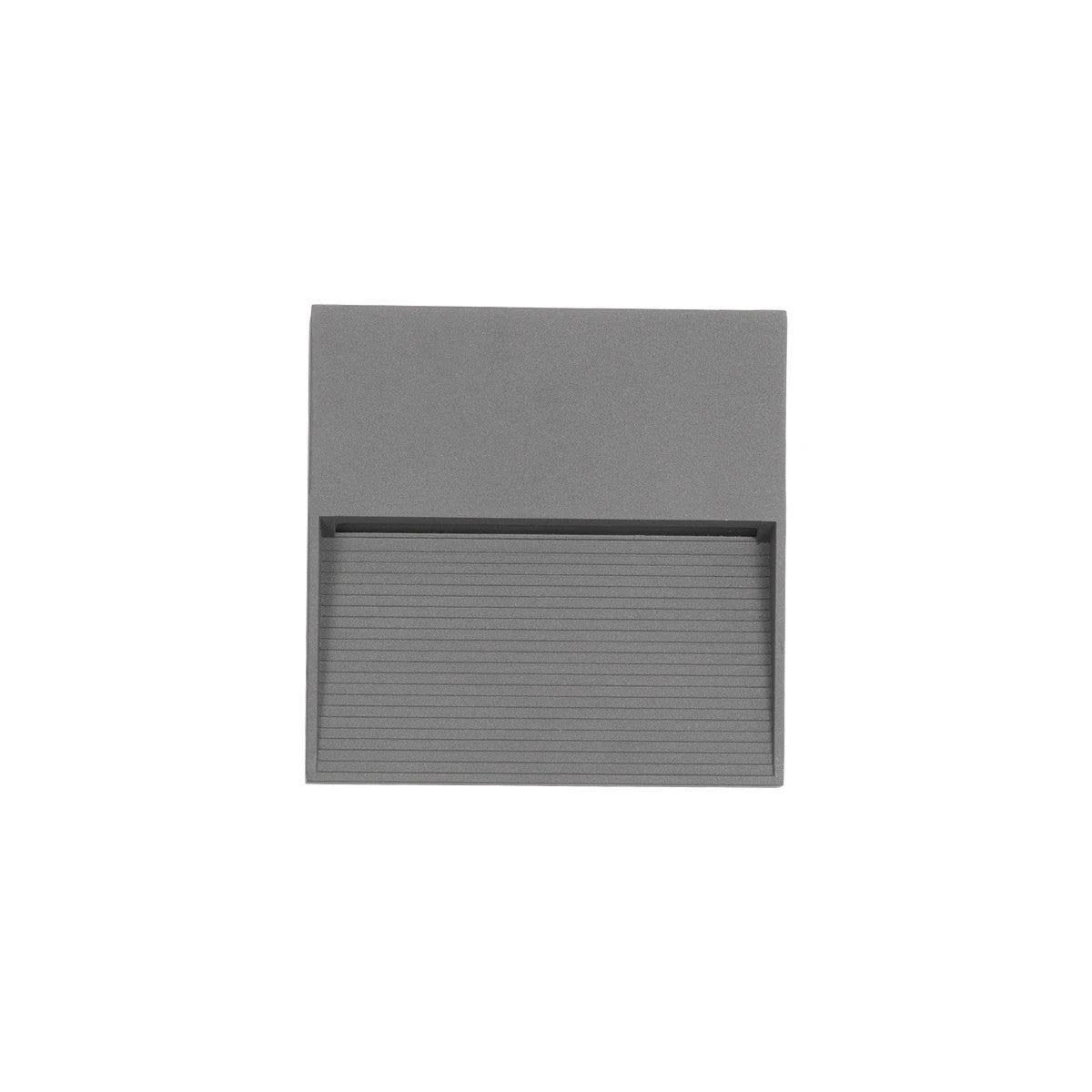 STEPART KLV-101-0105 Φωτιστικό Σκαλοπατιού / Διαδρόμου LED 4W 500lm 45° AC 220-240V Αδιάβροχο IP65 Θερμό Λευκό 2700K - Lumileds SMD Chip & TÜV SÜD Driver - Γκρι Ανθρακί Ματ - Μ15 x Π3.5 x Υ15