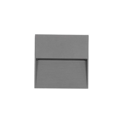 STEPART KLV-101-0105 Φωτιστικό Σκαλοπατιού / Διαδρόμου LED 4W 500lm 45° AC 220-240V Αδιάβροχο IP65 Θερμό Λευκό 2700K - Lumileds SMD Chip & TÜV SÜD Driver - Γκρι Ανθρακί Ματ - Μ15 x Π3.5 x Υ15