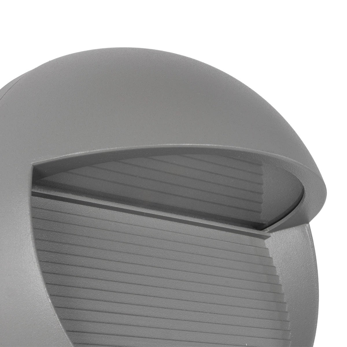 STEPART KLV-101-0096 Φωτιστικό Σκαλοπατιού / Διαδρόμου LED 3W 375lm 45° AC 220-240V Αδιάβροχο IP65 Θερμό Λευκό 2700K - Lumileds SMD Chip & TÜV SÜD Driver - Γκρι Ανθρακί Ματ - Μ16 x Π8 x Υ16